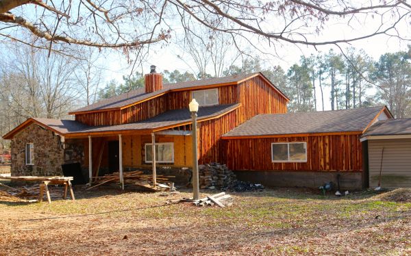 Rustic Siding Installation
